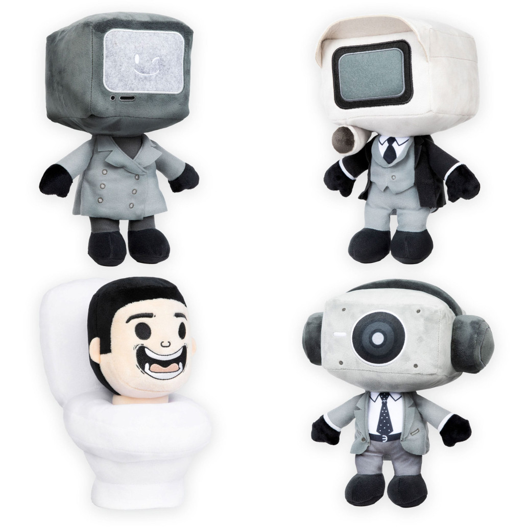 Skibidi Toilet Plüschfigur Mystery Blind Bag Sortiment (2)