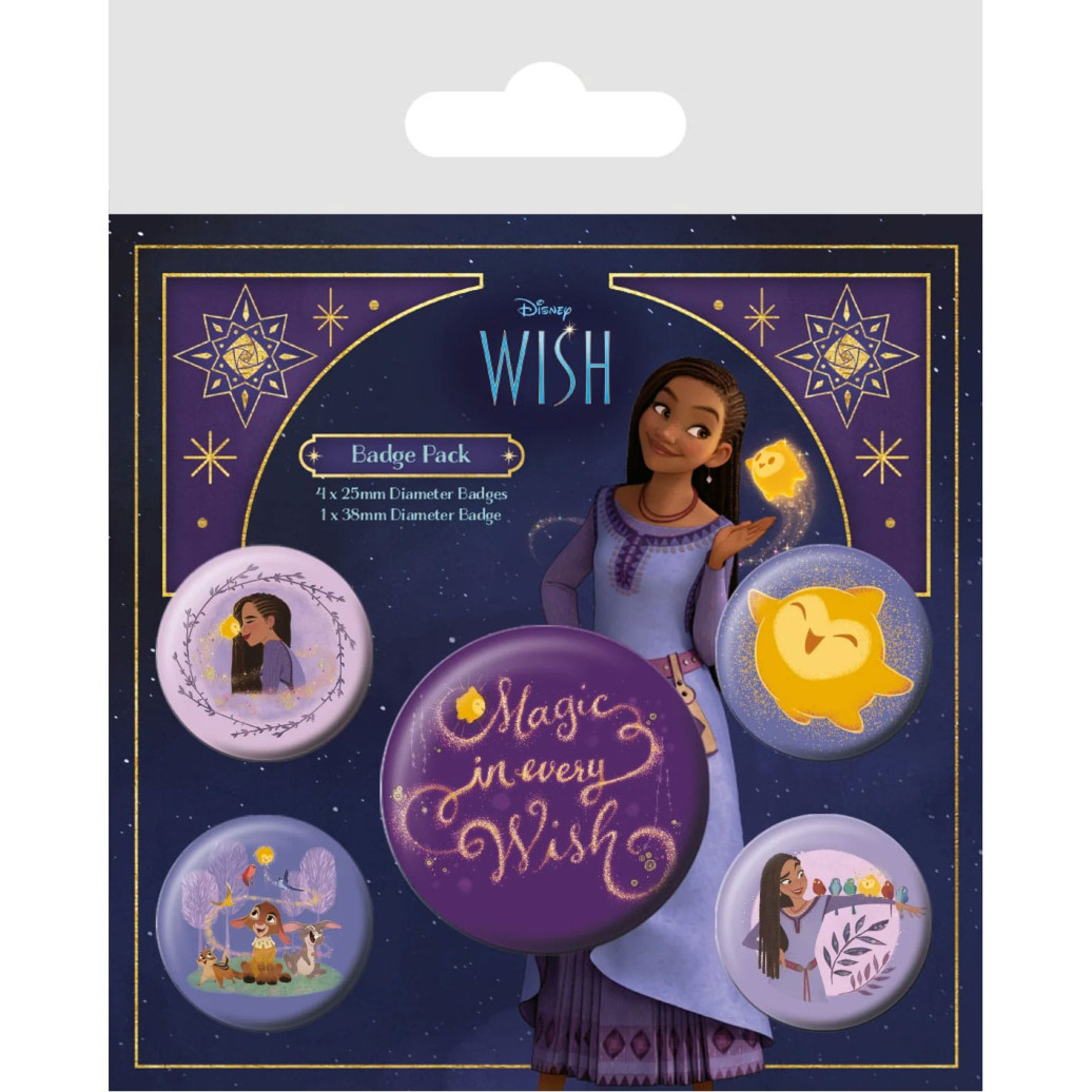 Wish Ansteck-Buttons 5er-Pack Magic In Every Wish 