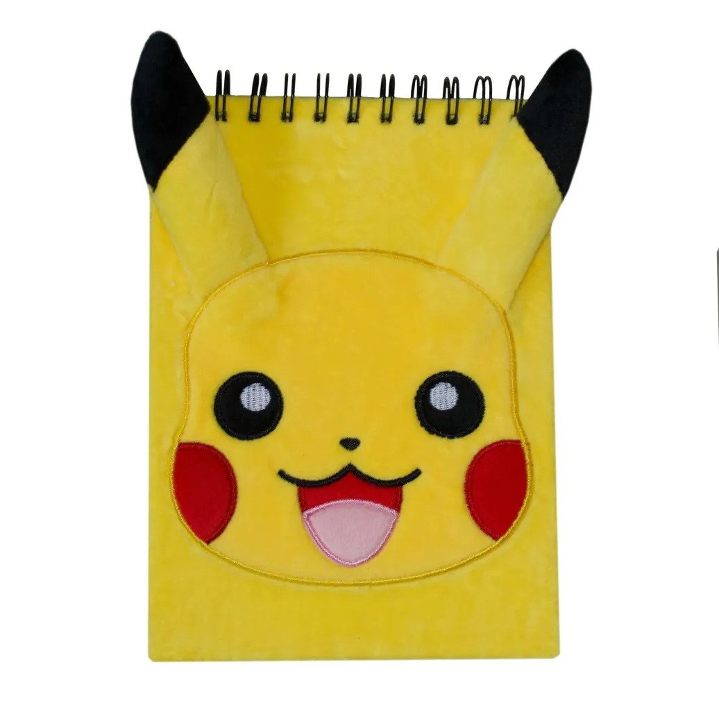 Pokemon Plüsch Notizbuch A5 Pikachu