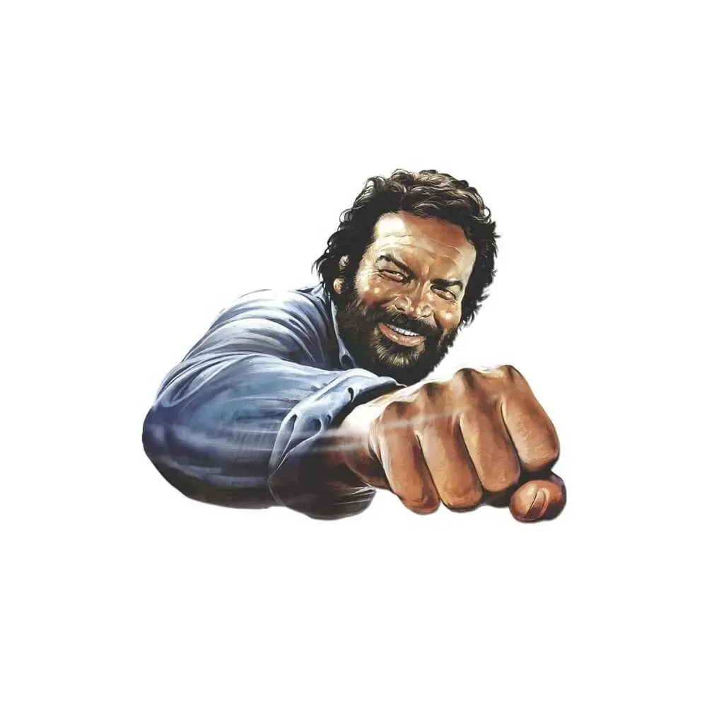 Bud Spencer 3D Blechschild Bud Spencer Faust 45 x 45 cm