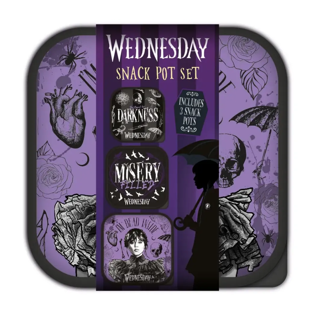 Wednesday Lunchboxen 3 in 1 Snack Pots