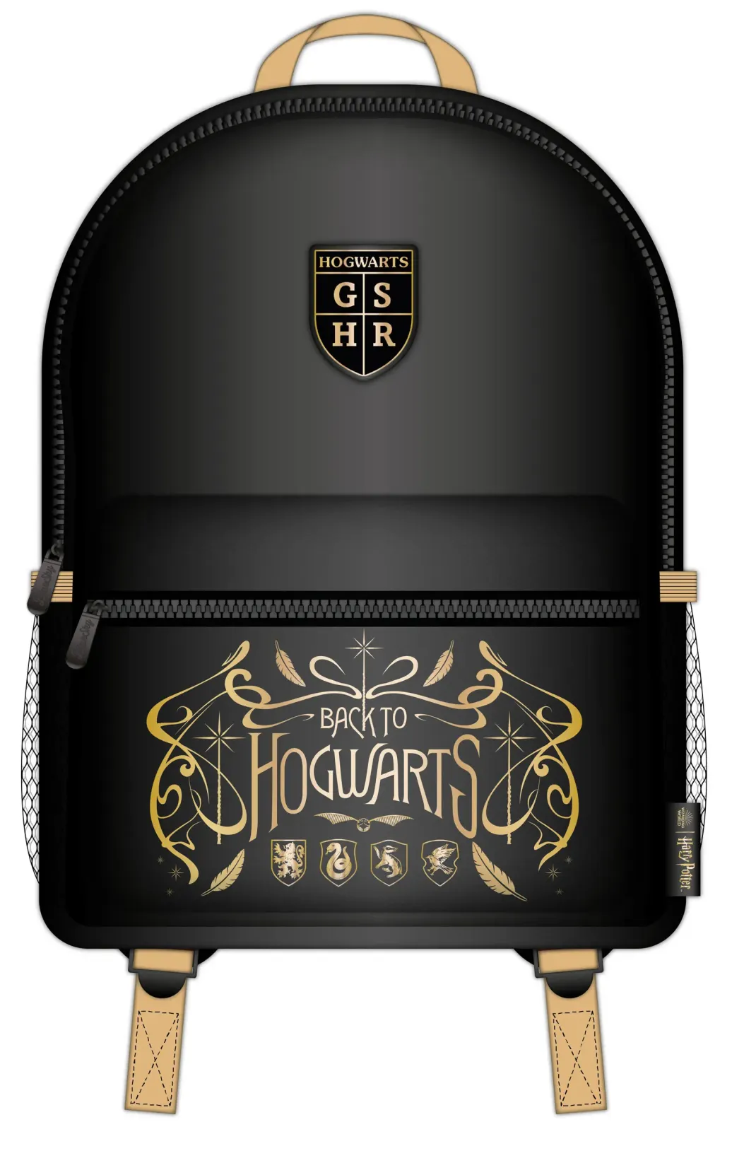 Harry Potter Rucksack Schwarz & Beige Hogwarts