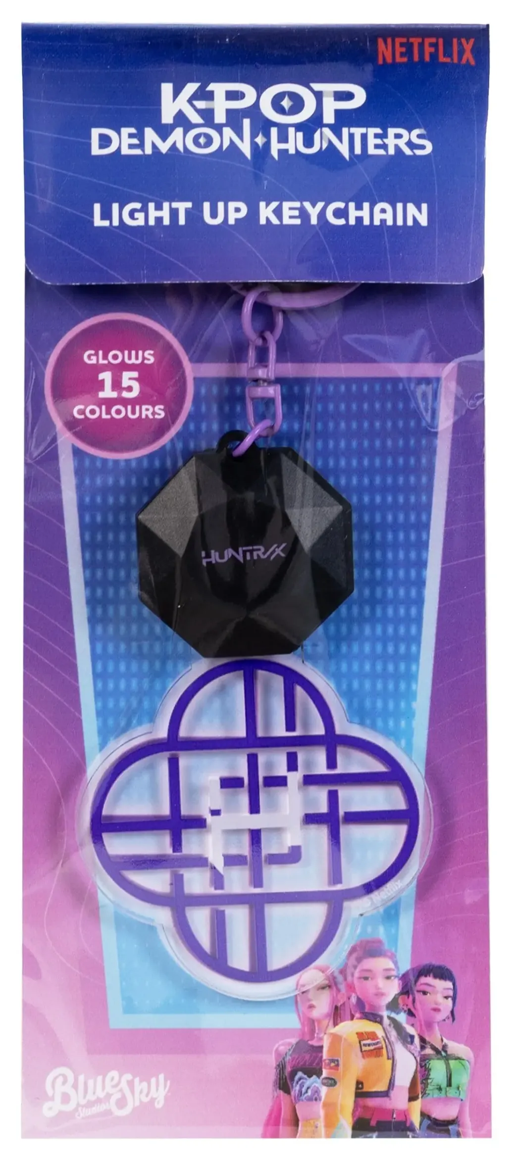 KPop Demon Hunters Schlüsselanhänger mit Licht Huntr/x 