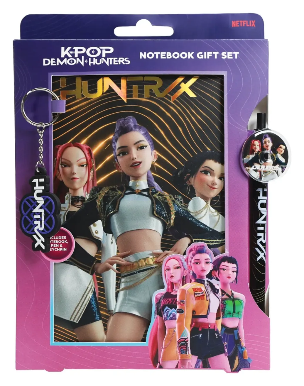 KPop Demon Hunters Notizbuch Geschenk-Set Golden 