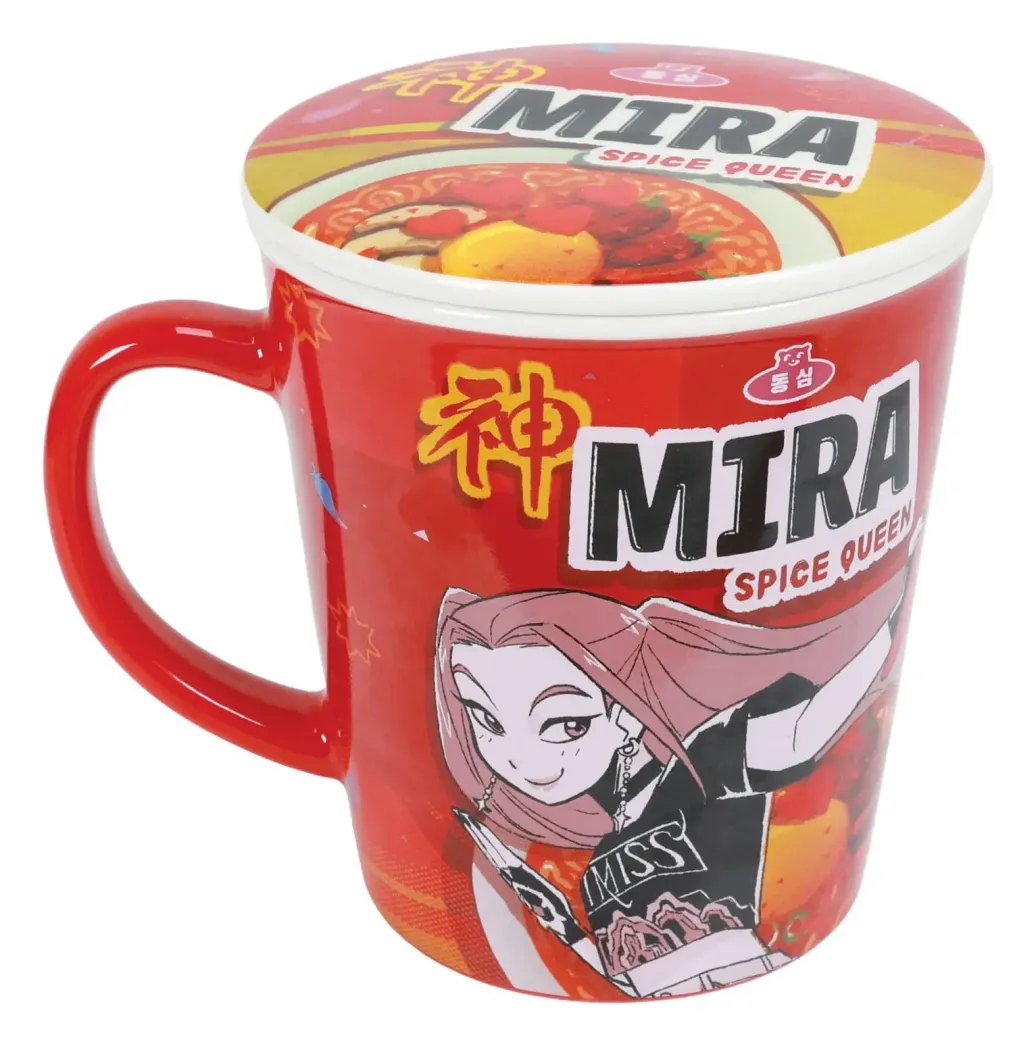 Kpop Demon Hunters Tasse mit Deckel Huntr/x Ramen 