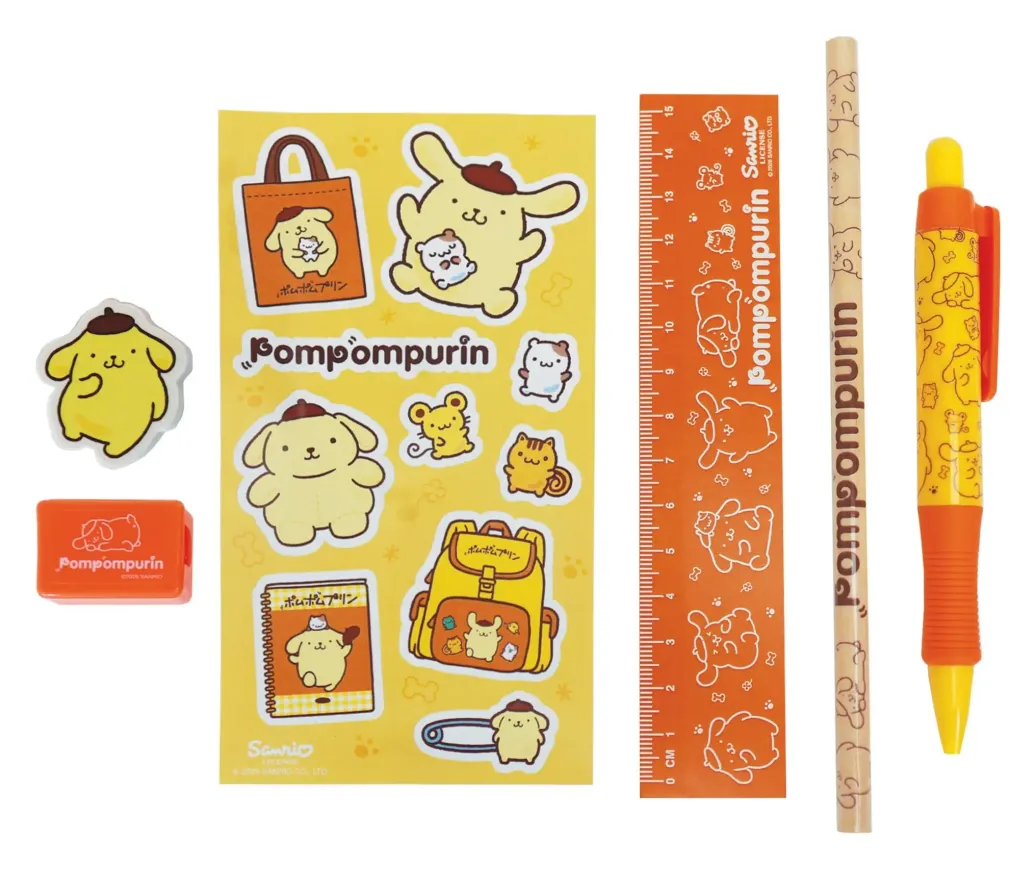 Sanrio Schreibset 6er-Pack Pompompurin