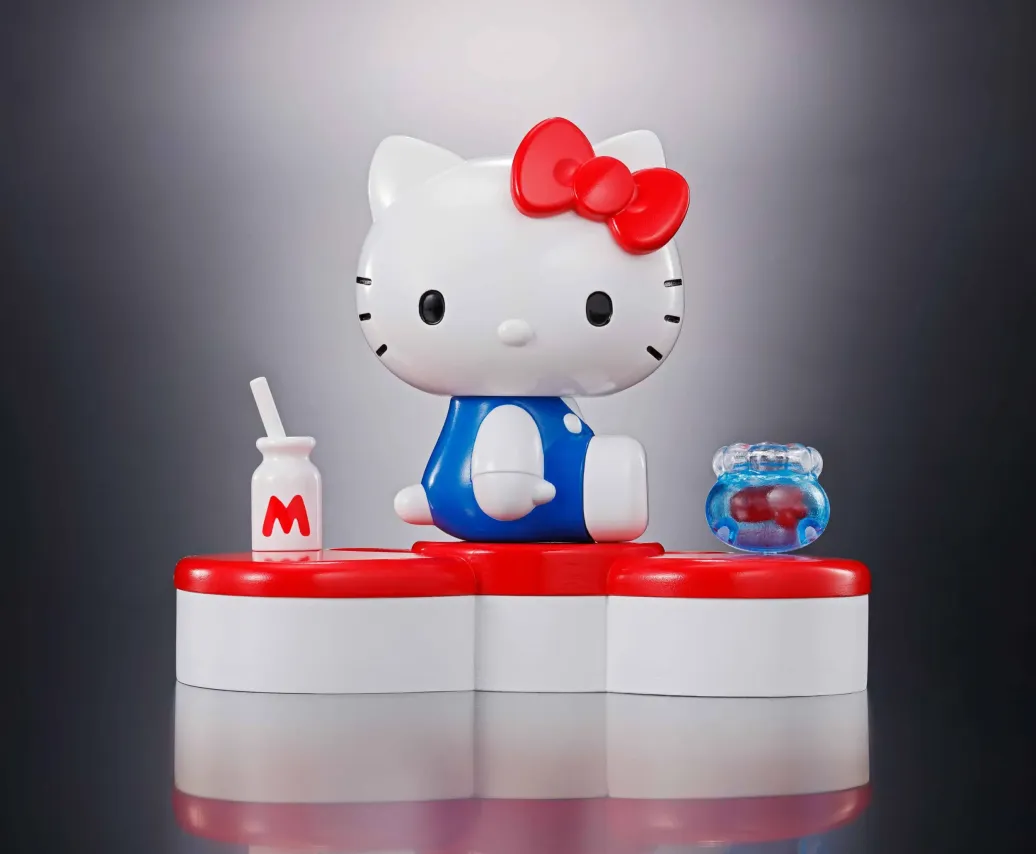 Hello Kitty 45th Anniversary Chogokin Diecast Actionfigur 6 cm