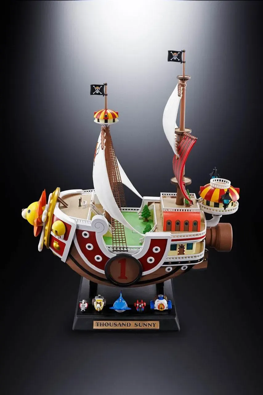 One Piece Thousand Sunny Chogokin Diecast Modell 38 cm