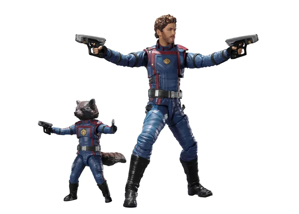 Guardians of the Galaxy 3 S.H. Figuarts Actionfiguren Star Lord & Rocket Raccoon 6-15 cm