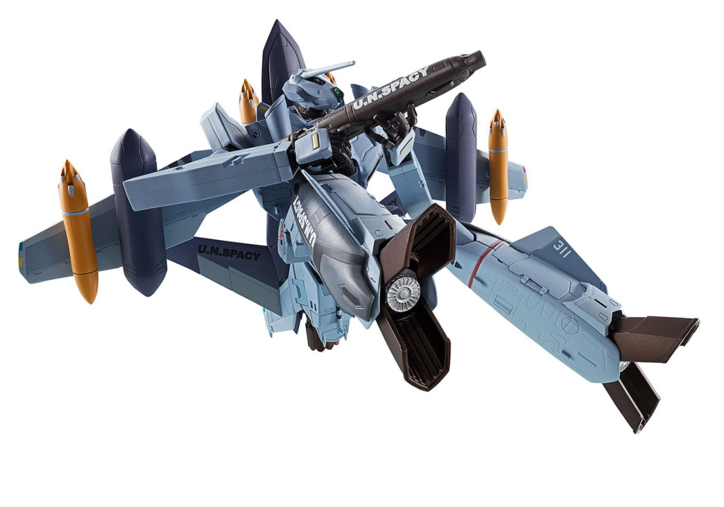 Macross Zero Hi-Metal R Actionfigur VF-0A Phoenix (Shin Kudo Use) & QF-2200D-B Ghost 30 cm