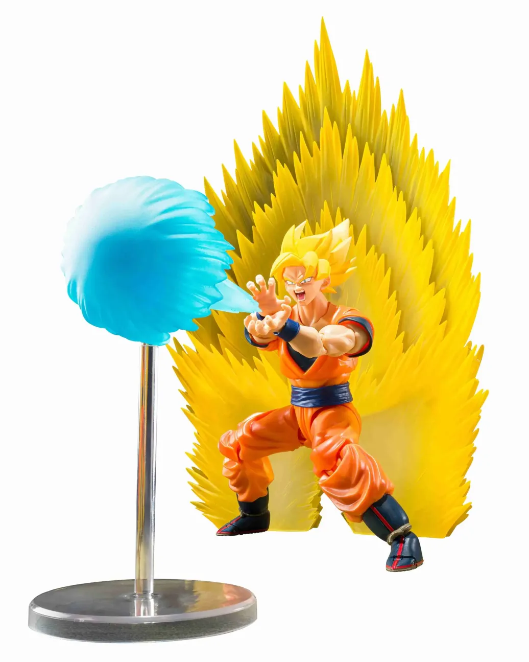 Dragon Ball Z S.H. Figuarts Zubehör-Set Super Saiyan Son Goku's Effekt Parts Set Teleport Kamehameha