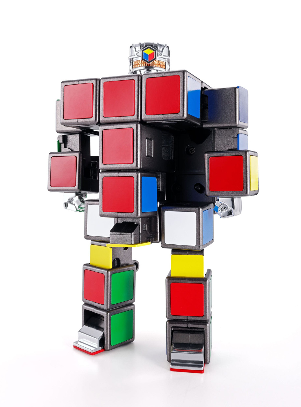 Rubiks Cube Soul of Chogokin Diecast Actionfigur Rubiks Cube Robo 15 cm