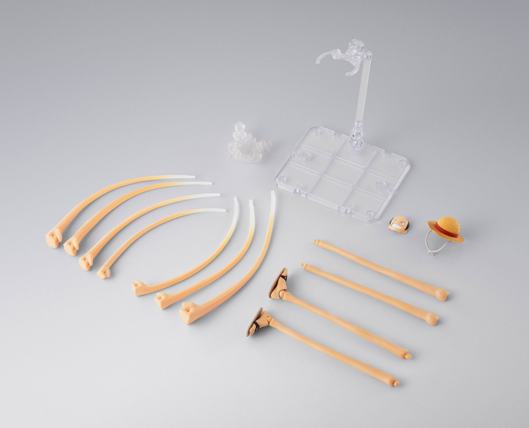 One Piece S.H. Figuarts Zubehör-Set Monkey D. Luffy Romance Dawn Gum-Gum Option Parts Set