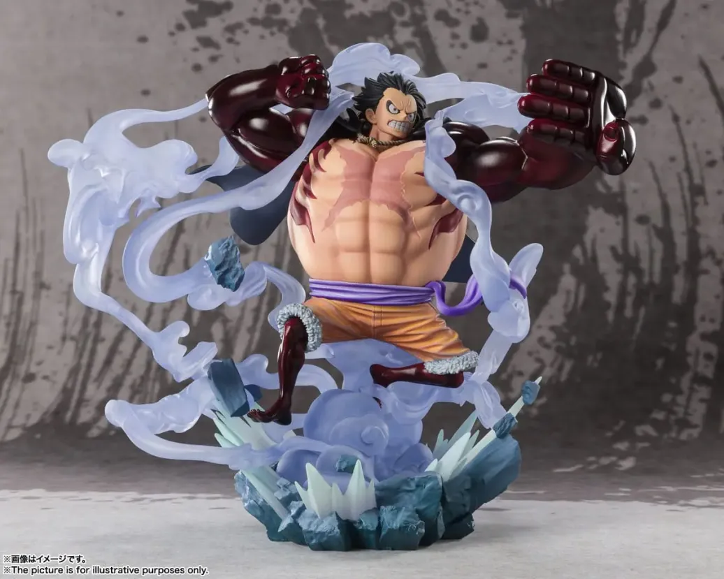 One Piece Figuarts ZERO Extra Battle PVC Statue Monkey D. Luffy Gear 4 Snake Man King Cobra 21 cm 
