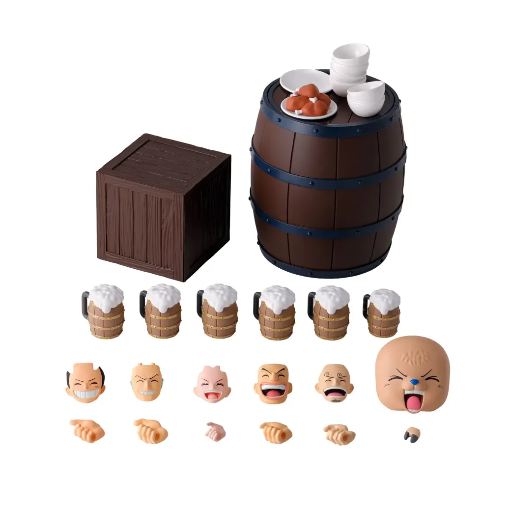 One Piece S.H. Figuarts Zubehör-Set The Straw Hat Crew Party Set