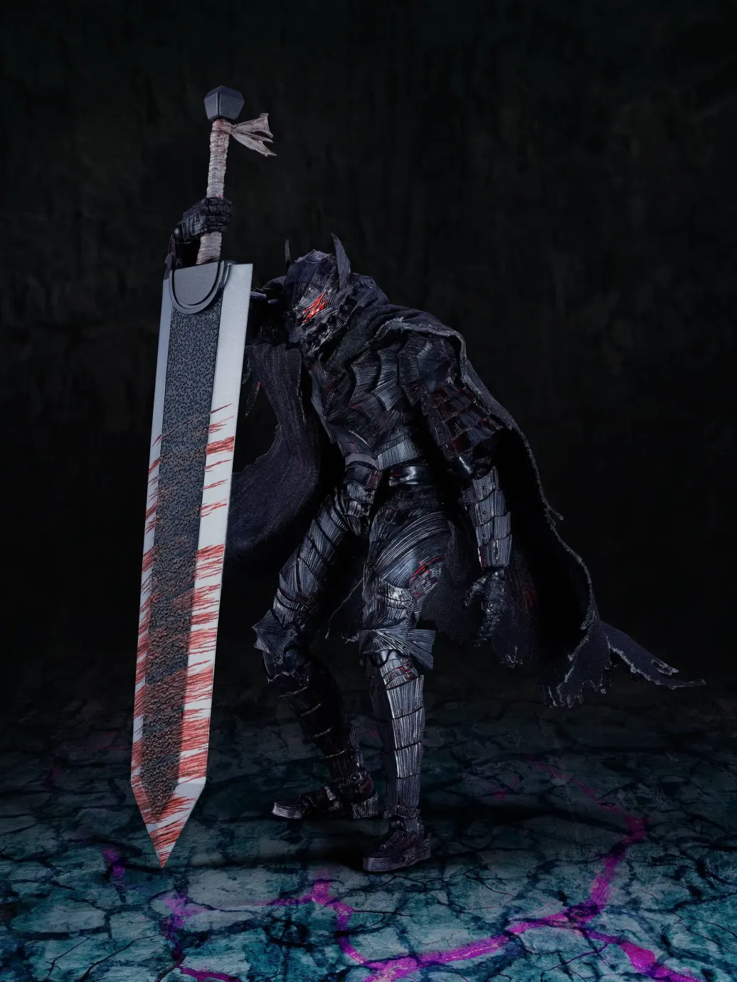 Berserk S.H.Figuarts Actionfigur Guts (Berserker Armor) -Heat of Passion- Battle Ver. 16 cm