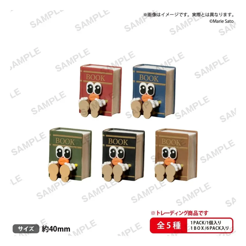 Osuwari-chan The Box Minifiguren Book Blind Box Display (6)