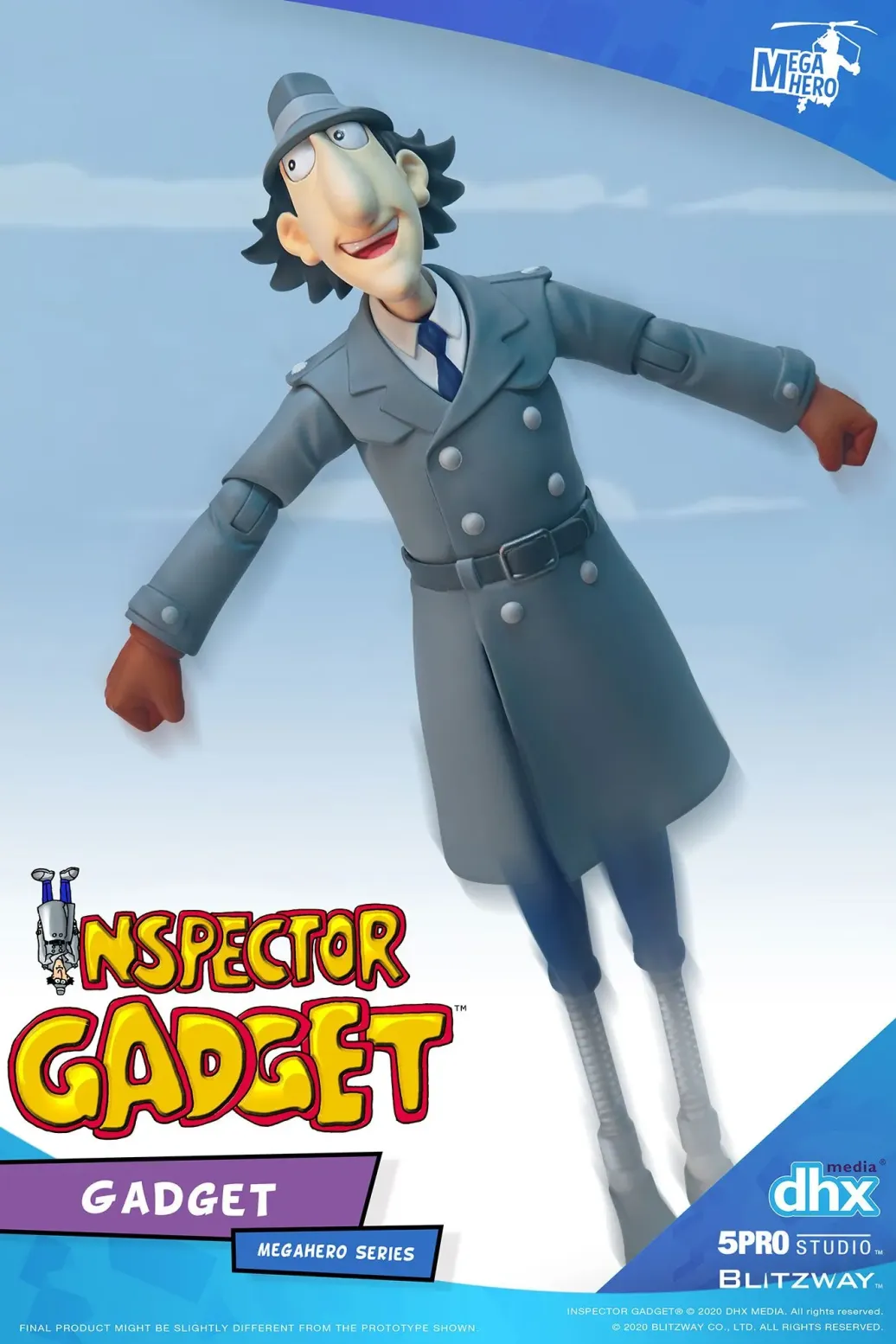 Inspector Gadget Mega Hero Actionfigur 17 cm