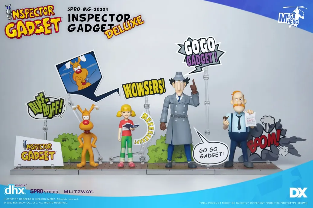 Inspector Gadget Mega Hero Actionfiguren 17 cm Deluxe Version