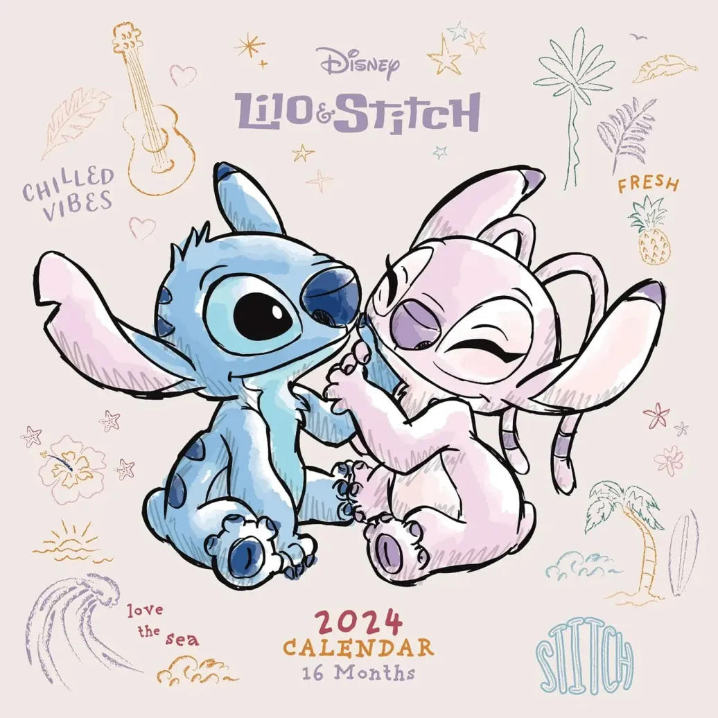 Lilo & Stitch Kalender 2024 Stitch & Angel
