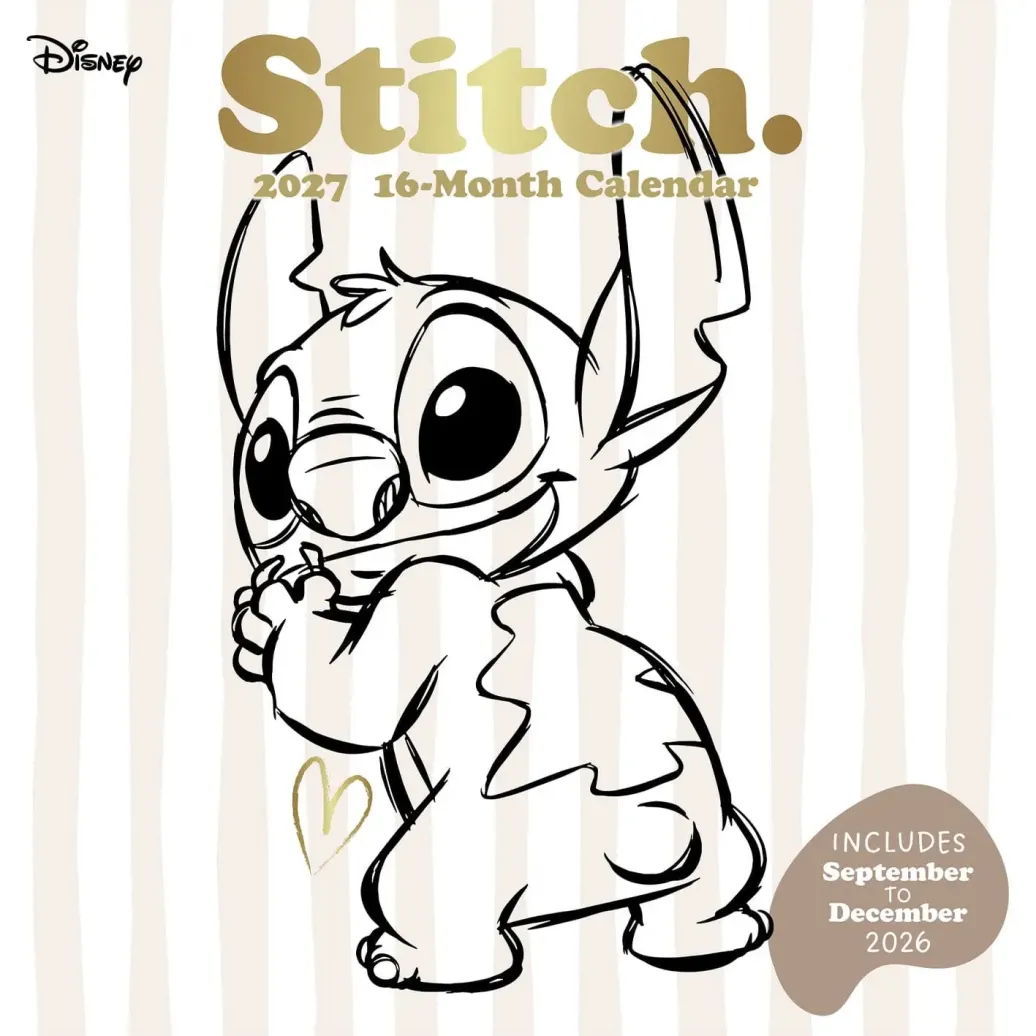 Stitch Kalender Life is Better with Stitch 2027 30 x 30 cm