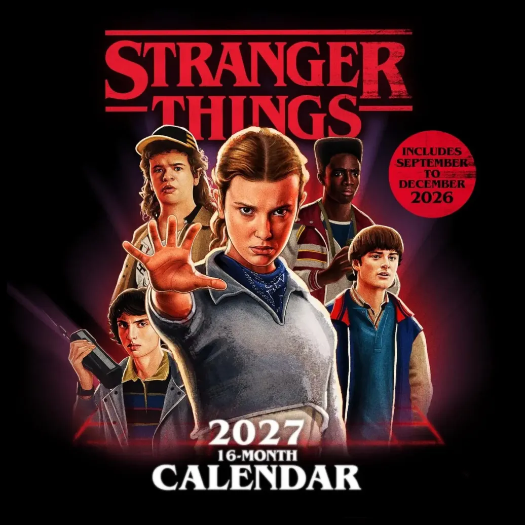Stranger Things Kalender 2027 30 x 30 cm