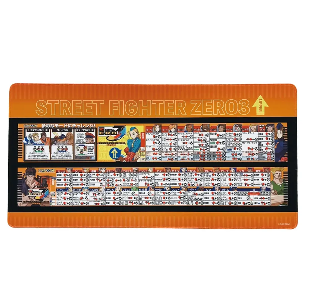 Capcom Fighting Collection 2 Mousepad Street Fighter Alpha 3 Upper 30 x 60 cm
