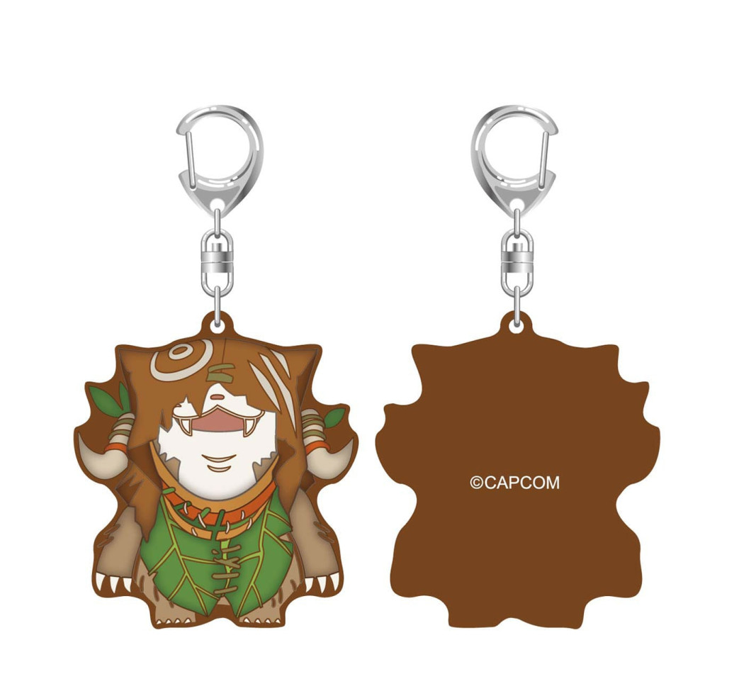 Monster Hunter Wilds Gummi-Schlüsselanhänger Wudwud 7 cm 