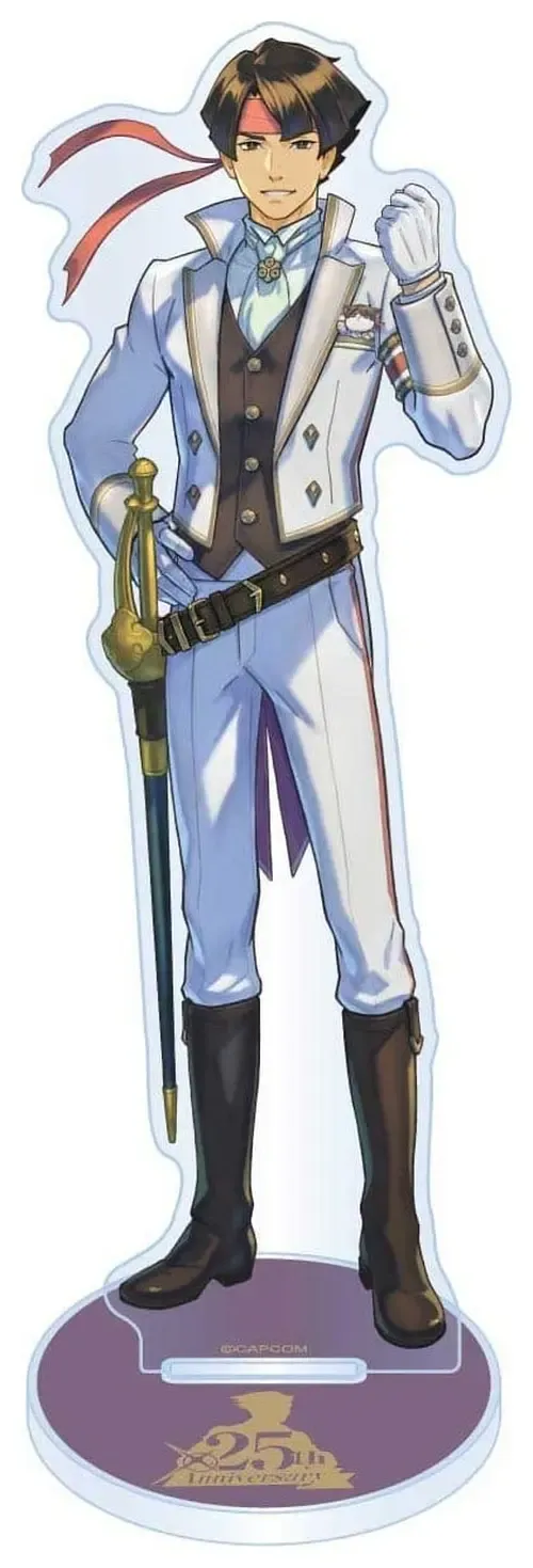 The Great Ace Attorney 25th Anniversary Acryl Stand Kazuma Asogi Main Visual 13–15 cm