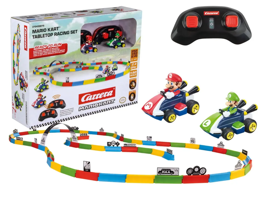 Super Mario Kart RC Ferngesteuertes Auto 1/43 2,4GHz Tabletop Racing Set Mario