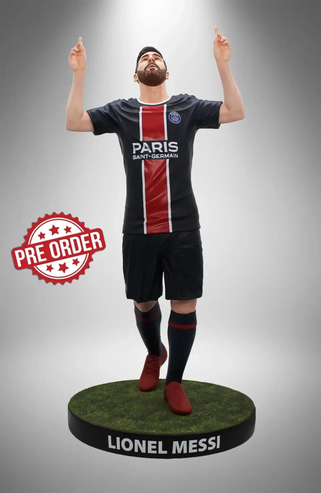 Footballs Finest Lionel Messi Resin-Statue Paris Saint-Germain 60 cm