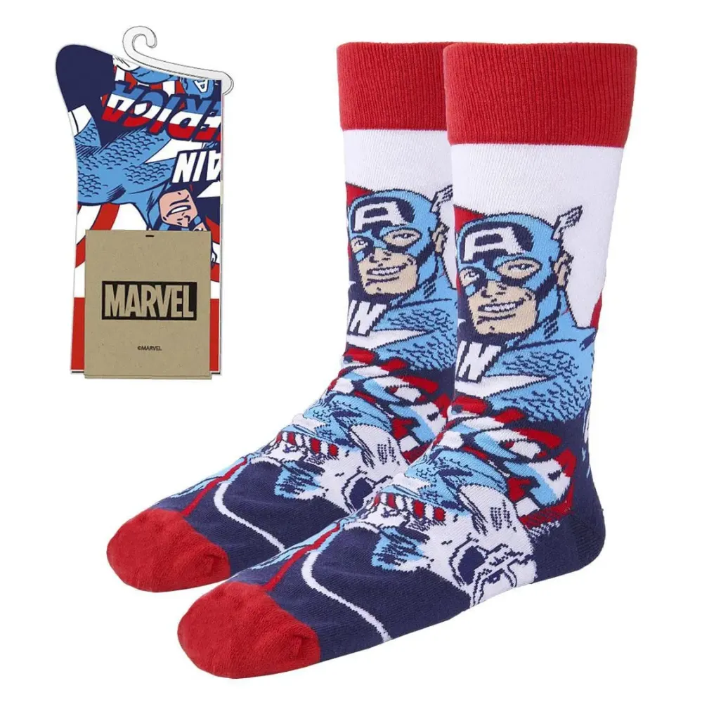 Marvel Socken Captain America Sortiment (6)