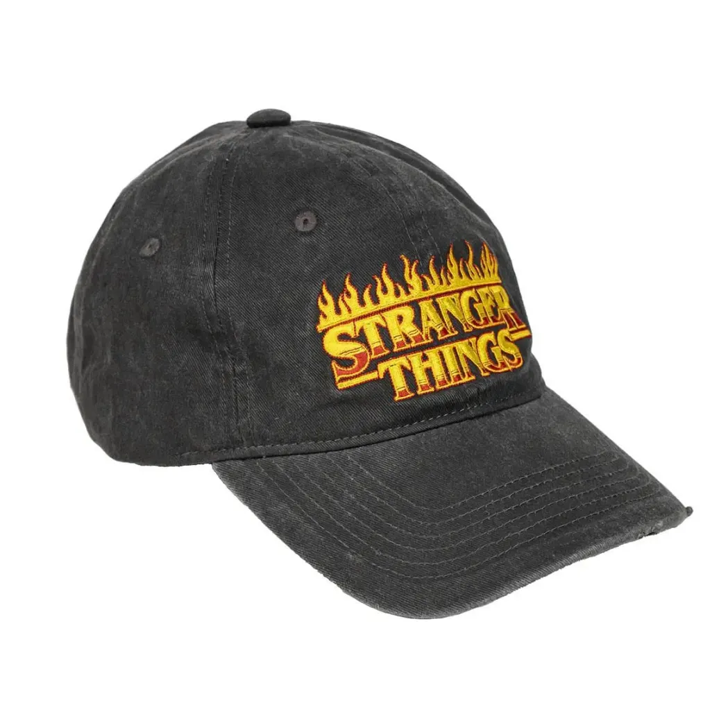 Stranger Things Baseball Cap Logo Burning