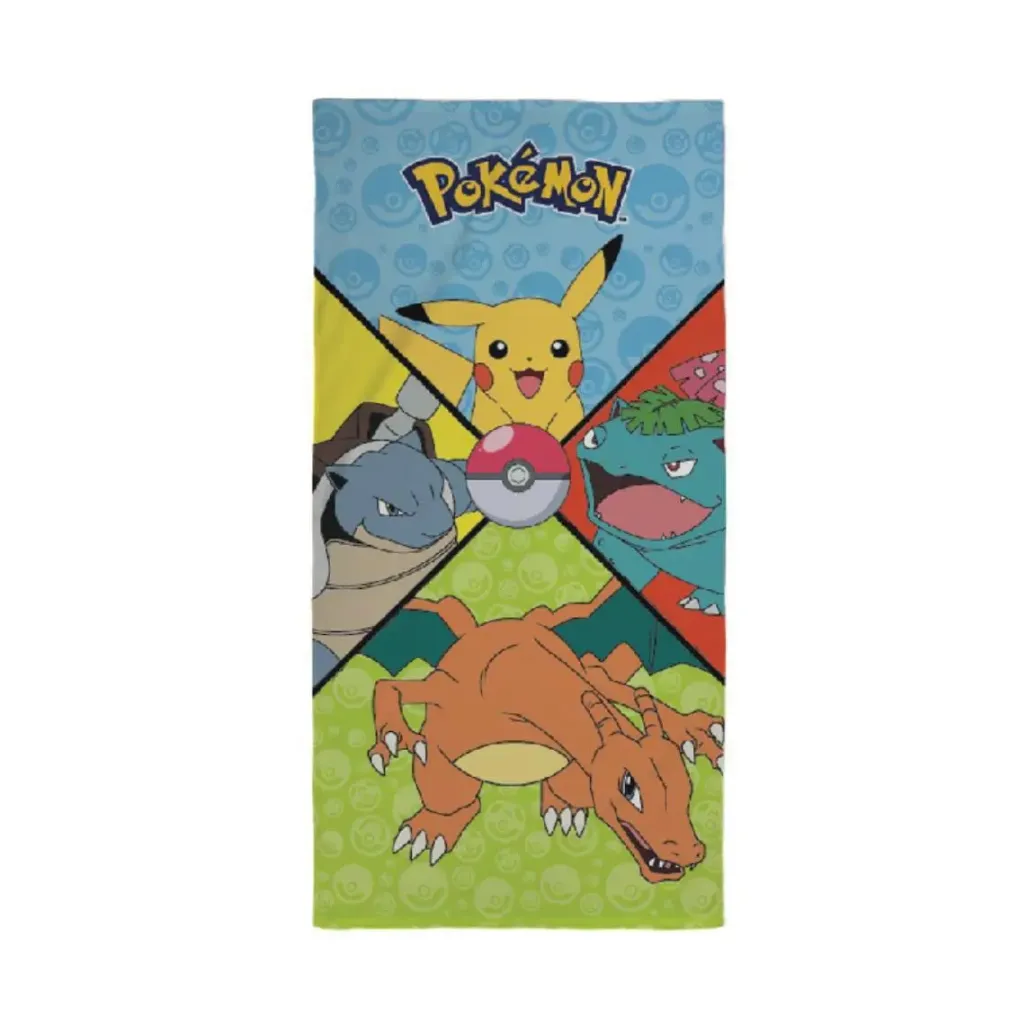 Pokemon Premium Handtuch Starter Pokemon 70 x 140 cm