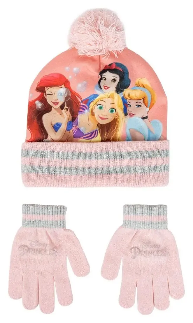 Disney Princess 2er-Set Beanie & Handschuhe