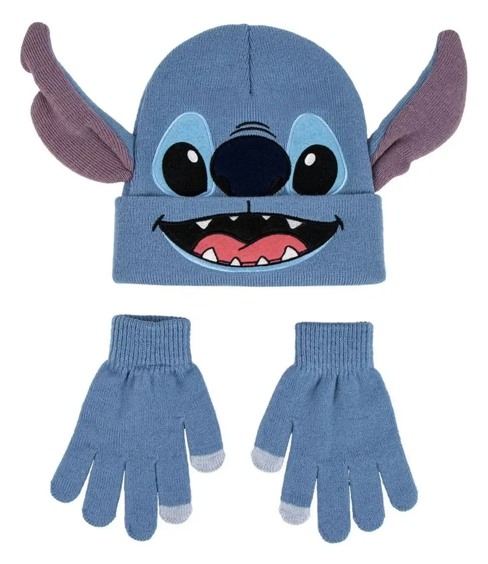 Lilo & Stitch 2er-Set Beanie & Handschuhe Stitch