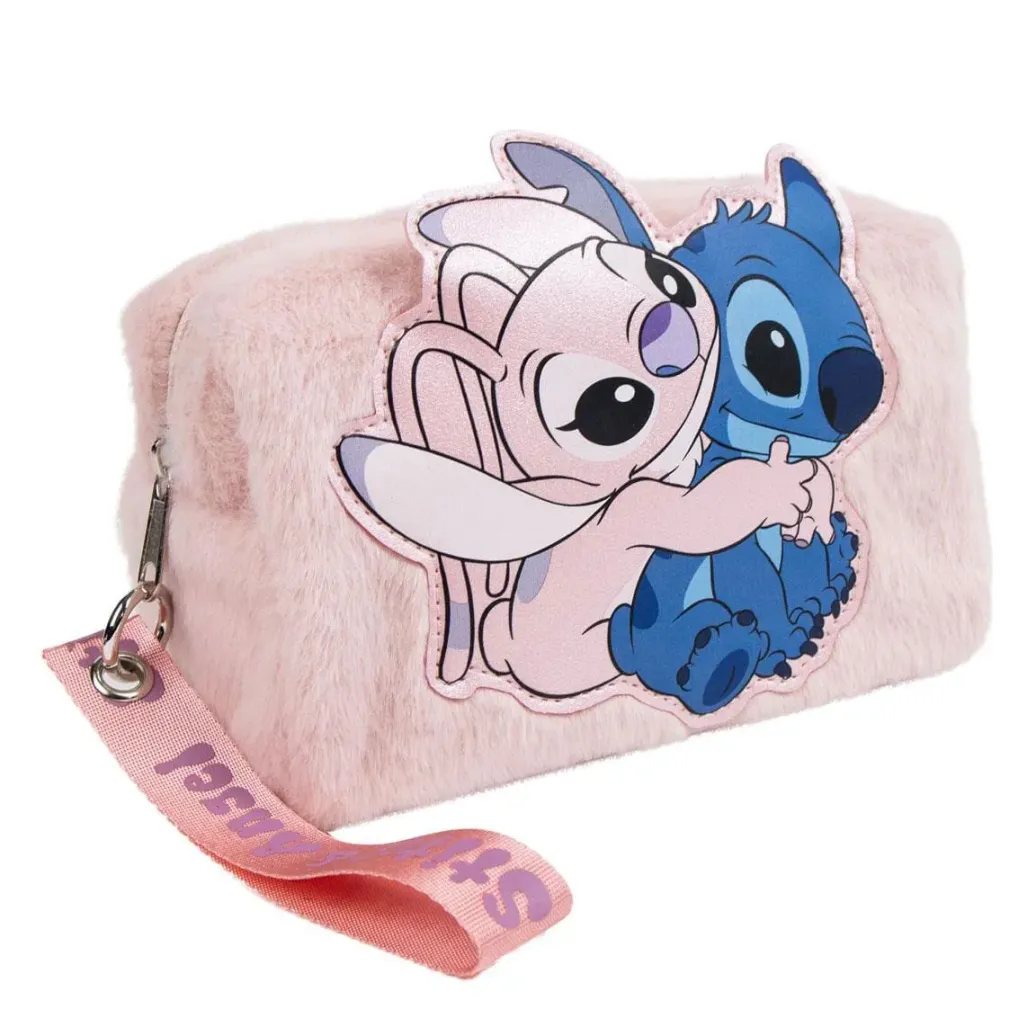 Lilo & Stitch Kosmetiktasche Stitch & Angel Rosa