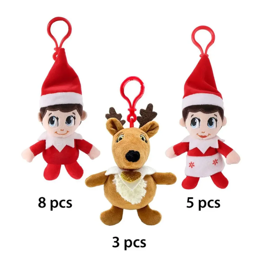 Elf On The Shelf Plüsch-Schlüsselanhänger 12 cm Sortiment (16)     