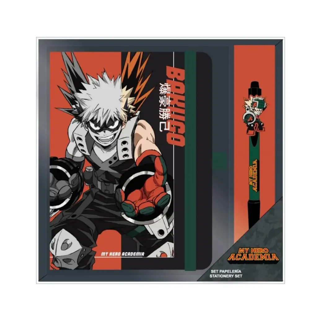 My Hero Academia Schreibset Bakugo
