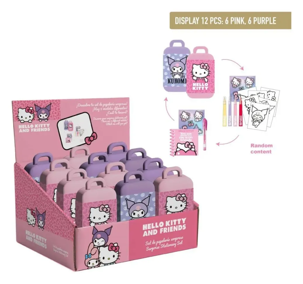 Sanrio Schreibwaren-Set Hello Kitty Blind Box Display (12)
