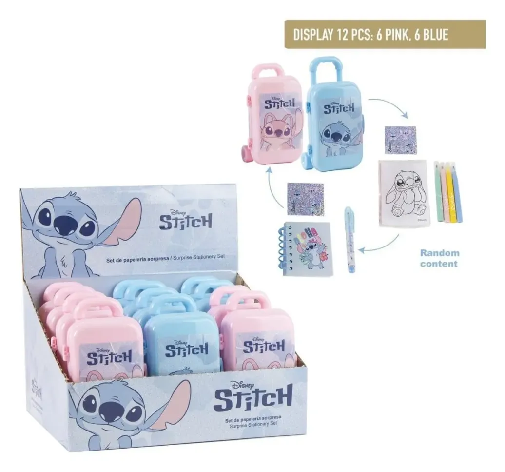 Disney Schreibwaren-Set Stitch Blind Box Display (12)
