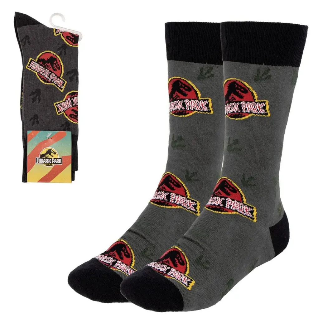 Jurassic Park Socken Logo Sortiment (6)