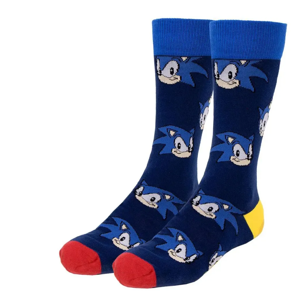 Sonic the Hedgehog Socken Sonic Face Sortiment (6)