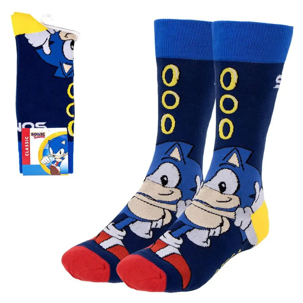 Sonic the Hedgehog Socken Sonic Thumbs Up Sortiment (6)