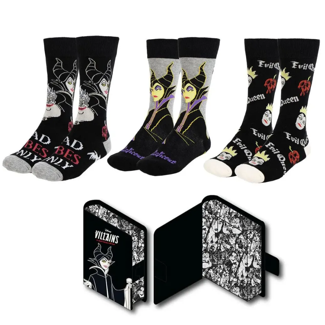 Disney Villains Socken 3er-Pack 36-43