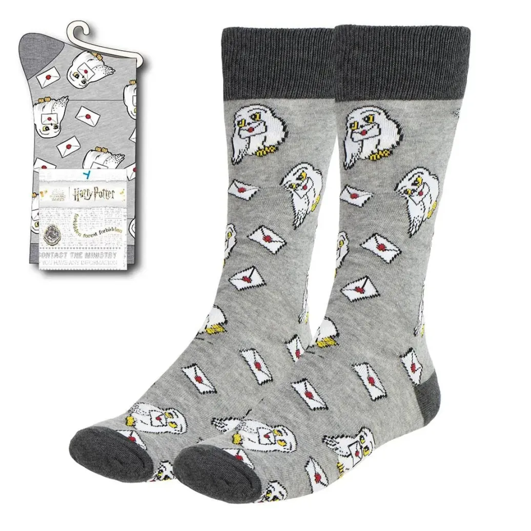 Harry Potter Socken Hedwig with Letter 38-45
