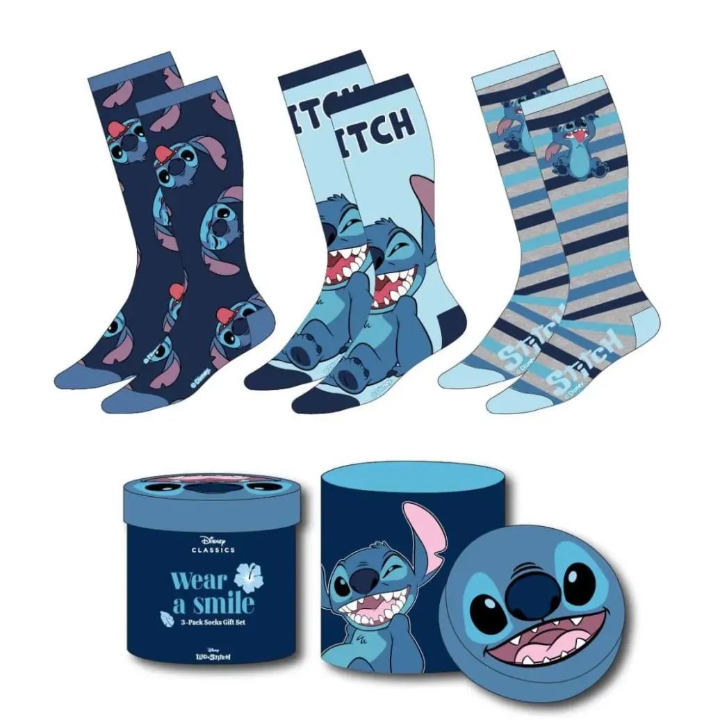 Lilo & Stitch Socken 3er-Pack Crazy Stitch 36-43