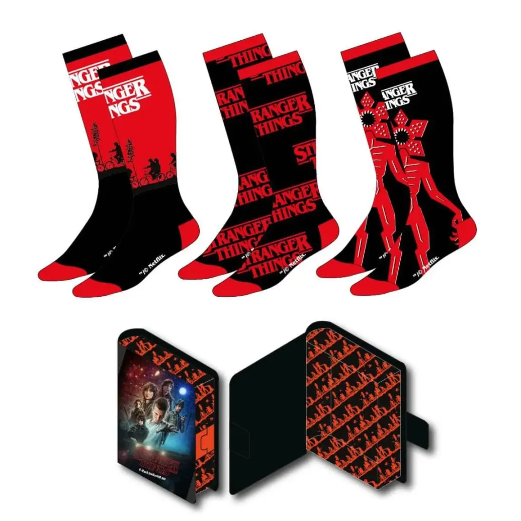Stranger Things Socken 3er-Pack 38-45