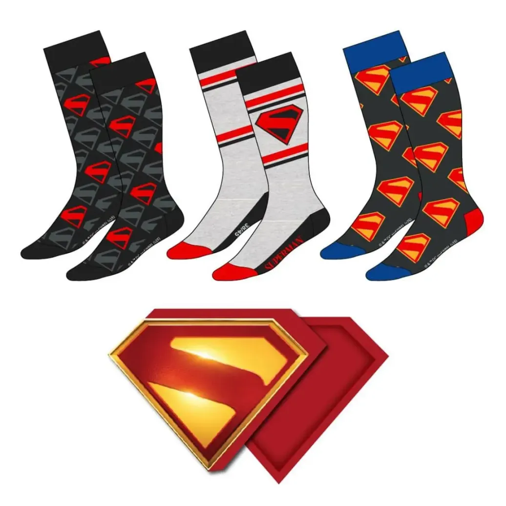 DC Comics Socken 3er-Pack Superman 38-45 