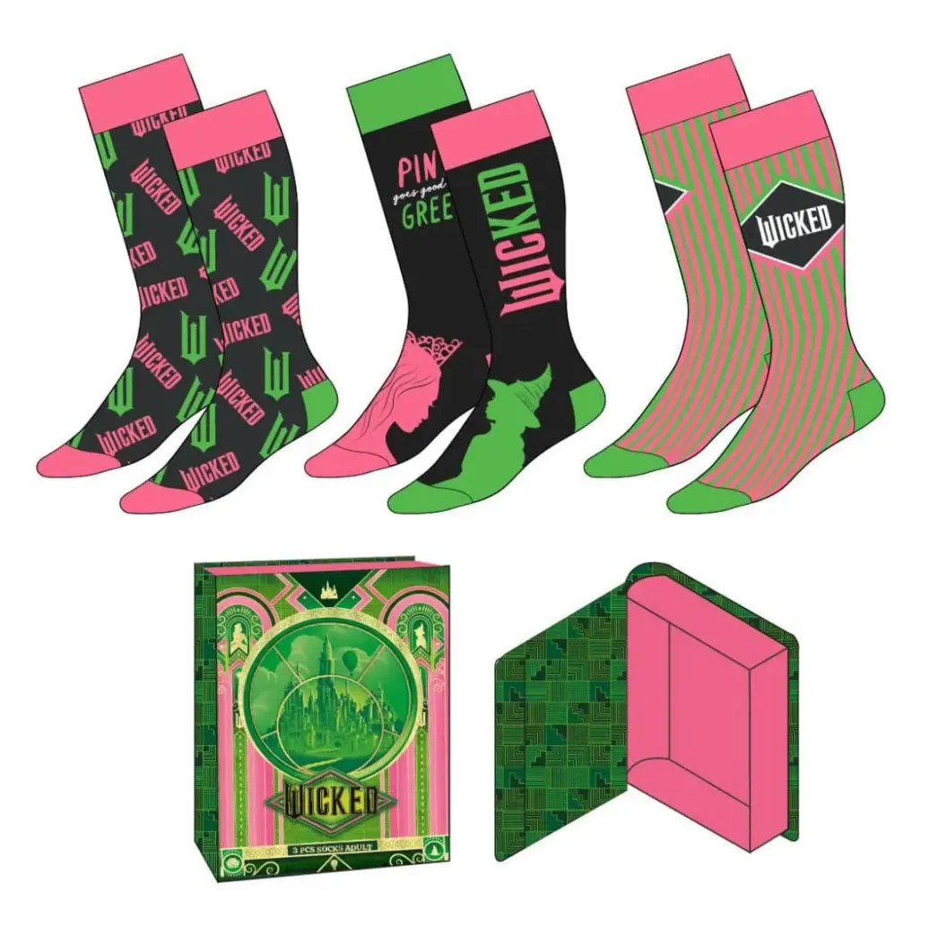 Wicked Socken 3er-Pack 36-43  